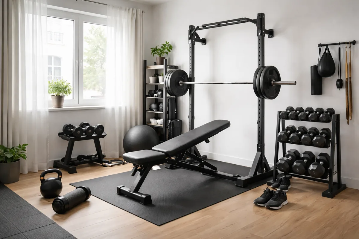 Quel matériel de musculation adapté pour un home gym dans un petit espace ?