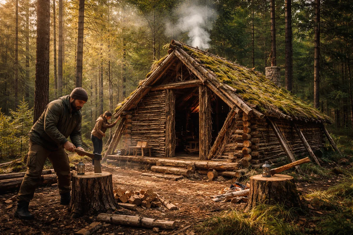 Comment construire un habitat durable à partir de techniques de bushcraft